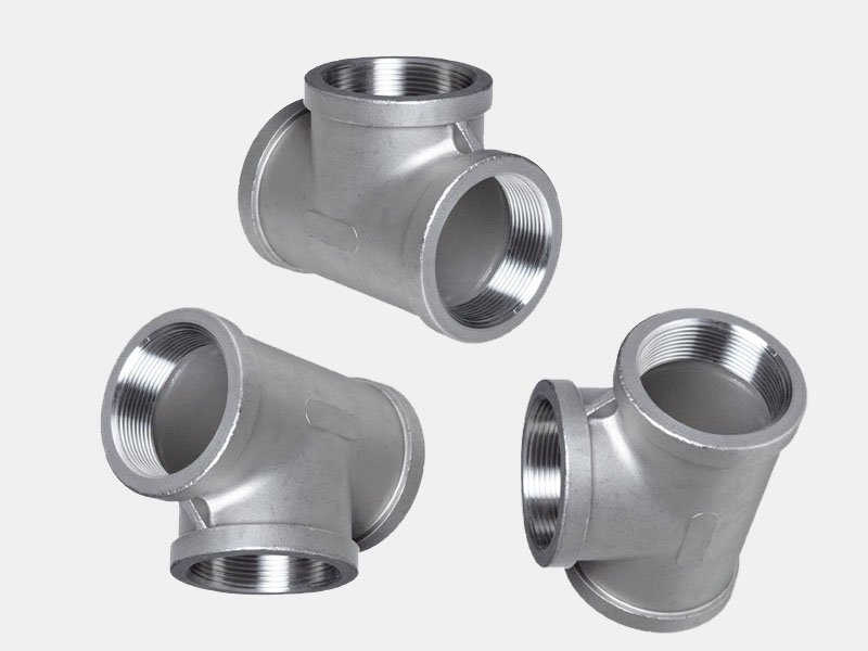 Tê ren inox kích thước từ DN10 đến DN50 giá rẻ